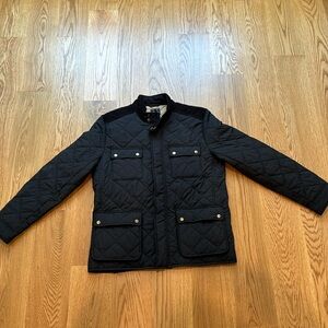 JCREW QUILTED JACKET - BLACK